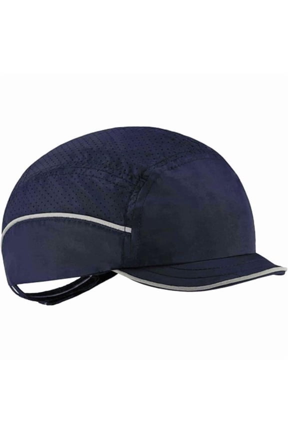 Lightweight Bump Cap Hat - Navy - Long Brim - Impact-Resistant Protection