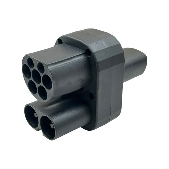 Lightweight CCS2 Converter Portable CCS2 Charging Converter Efficient CCS2 Adapter Plastic Simple Installation for Auto