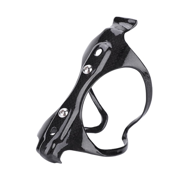 Lightweight Carbon Fiber Bike Bicycle Water Bottle Cage Holder Cycling Accessory(Glossy Black)