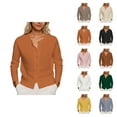 thumbnail image 1 of Lightweight Cardigan Sweaters for Women 2025 Long Sleeve Crewneck Button Down Cropped Knit Sweater Cardigans Outerwear, 1 of 8