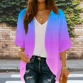 thumbnail image 1 of Lightweight Cardigans For Women Fashionable Casual 3/4 Sleeve Beach Cover Shirt Spring And Summer Button Up Soft Knit Cardigans Outfits, 1 of 8