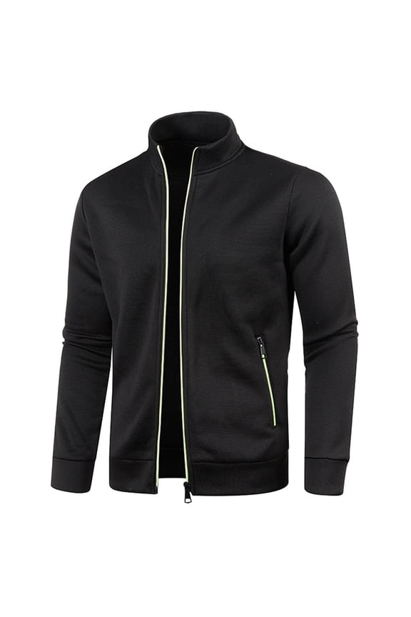 Lightweight Cardigans for Men Full Zip Up Sweater Long Sleeve Fleece Lined Slim Fit Jackets,M-4XL