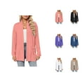 thumbnail image 1 of Lightweight Cardigans for Women 2025 Short Sleeve Casual Open Front Oversized Cardigan with Pockets Outerwear, 1 of 6