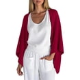 thumbnail image 1 of Lightweight Cardigans for Women Linen Long Sleeve Shirt Swimwear Cover-Ups Summer Holiday Vacation, 1 of 4