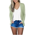 thumbnail image 1 of Lightweight Cardigans for Women Open Front Long Sweater Cardigan Casual Trendy Loose Fit Long Sleeve Kimonos Fall Tops Cover Ups, 1 of 7