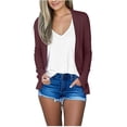 thumbnail image 1 of Lightweight Cardigans for Women Open Front Long Sweater Cardigan Casual Trendy Loose Fit Long Sleeve Kimonos Fall Tops Cover Ups, 1 of 7