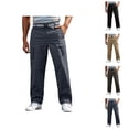 thumbnail image 1 of Lightweight Cargo Pants for Men Outdoor Casual Durable Hiking Work Utility Pants with Pockets Trousers, 1 of 1