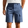 thumbnail image 1 of Lightweight Cargo Shorts for Men , Quick Dry Work Shorts for Outdoor Walking Hiking Fishing Golf, Men's Athletic Casual Half Pants Breathable Chinos with Multiple Pockets, 1 of 7
