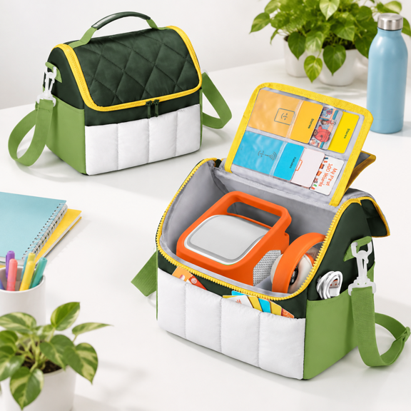 Lightweight Carry Casepatible With Yoto Player (3rd Gen.) Green