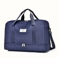 thumbnail image 1 of Lightweight Carry-On Gym Bag Large Capacity Clothing Storage Simple Portable Shoulder Bag Multi-Pocket Travel Tote with Separate Shoe Compartment,Duffle Bag,Lake Blue, 1 of 11