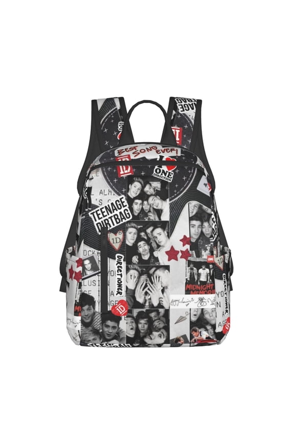 Lightweight Casual Shoulder Bag, One Direction Backpack Daypack Travel Outdoor Daypack