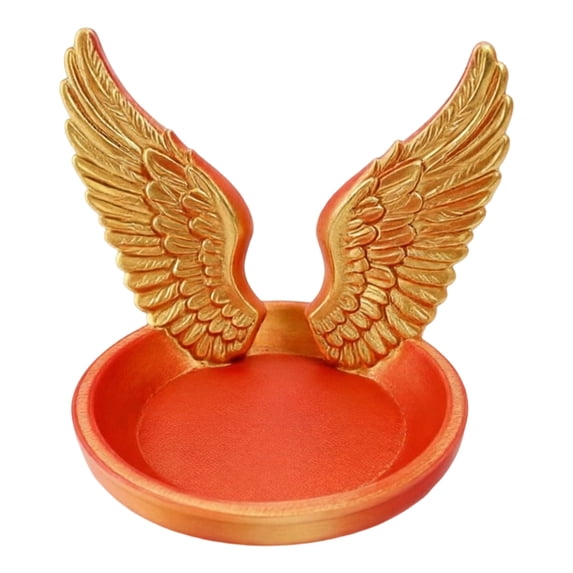 Lightweight Catchall Bowl 3 Inch Trinket Dish For Keys Jewelry Organizer For Entryway PLA Orange One Size All Season