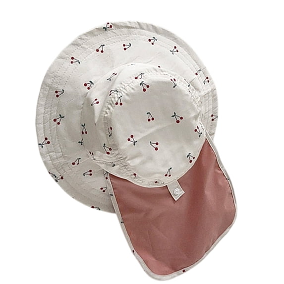 Lightweight Children's Fisherman Hat Foldable Shawl Basin Caps Cotton Bucket Hat for Various Outdoor Activity