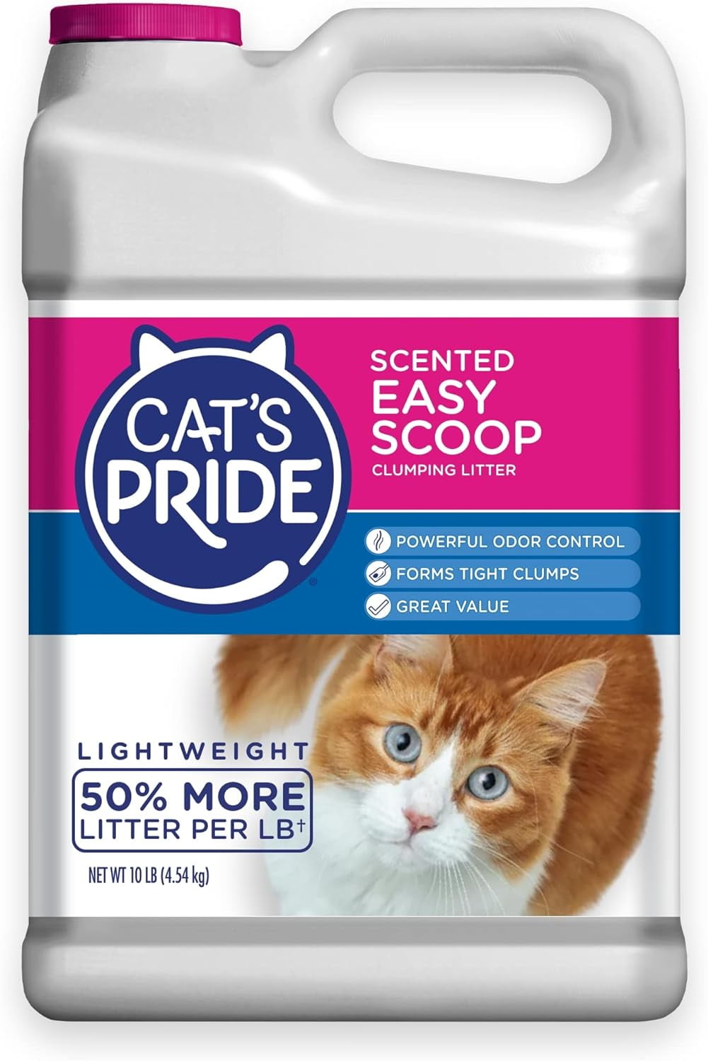 Lightweight Clumping Litter: Flushable Easy Scoop - Powerful Odor Control - Scented, 10 Pounds