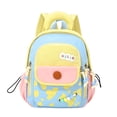 thumbnail image 1 of Lightweight Color Contrast Mini Backpack with Bead Decor, Multi Compartment Portable Travel School Daily Shoulder Bag, 1 of 2