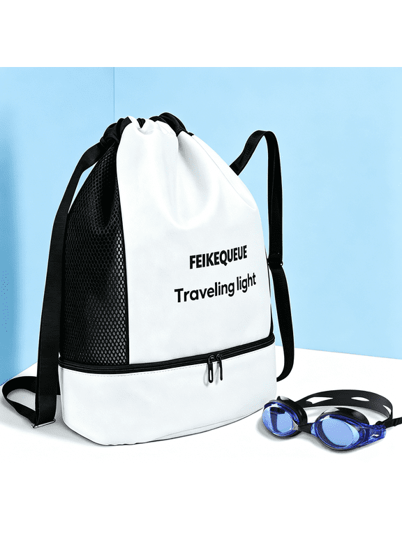 Lightweight Colorful Organizer Bag Travel Swimming Sports Backpack Gym Duffel Young Student Waterproof