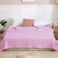 thumbnail image 1 of Lightweight Comforter 59"×78.7" Washed Cotton Quilt As Compact Summer Bedding For Air-Conditioned Rooms, 1 of 6