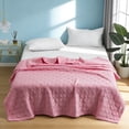 thumbnail image 1 of Lightweight Comforter 59"×78.7" Washed Cotton Quilt As Compact Summer Bedding For Air-Conditioned Rooms, 1 of 6