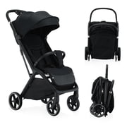 Compact Baby Stroller, One-Hand Fold Travel Stroller with Adjustable Recline &amp; Canopy , Lightweight Stroller for Infants &amp; Toddlers up to 48.5 lbs(Black) deal from Walmart