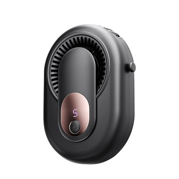 Lightweight Compact Design, Rechargeable Hanging Fan, Portable Neck Cooler, Adjustable Speed Powerful Airflow for Outdoor Camping and Youngster