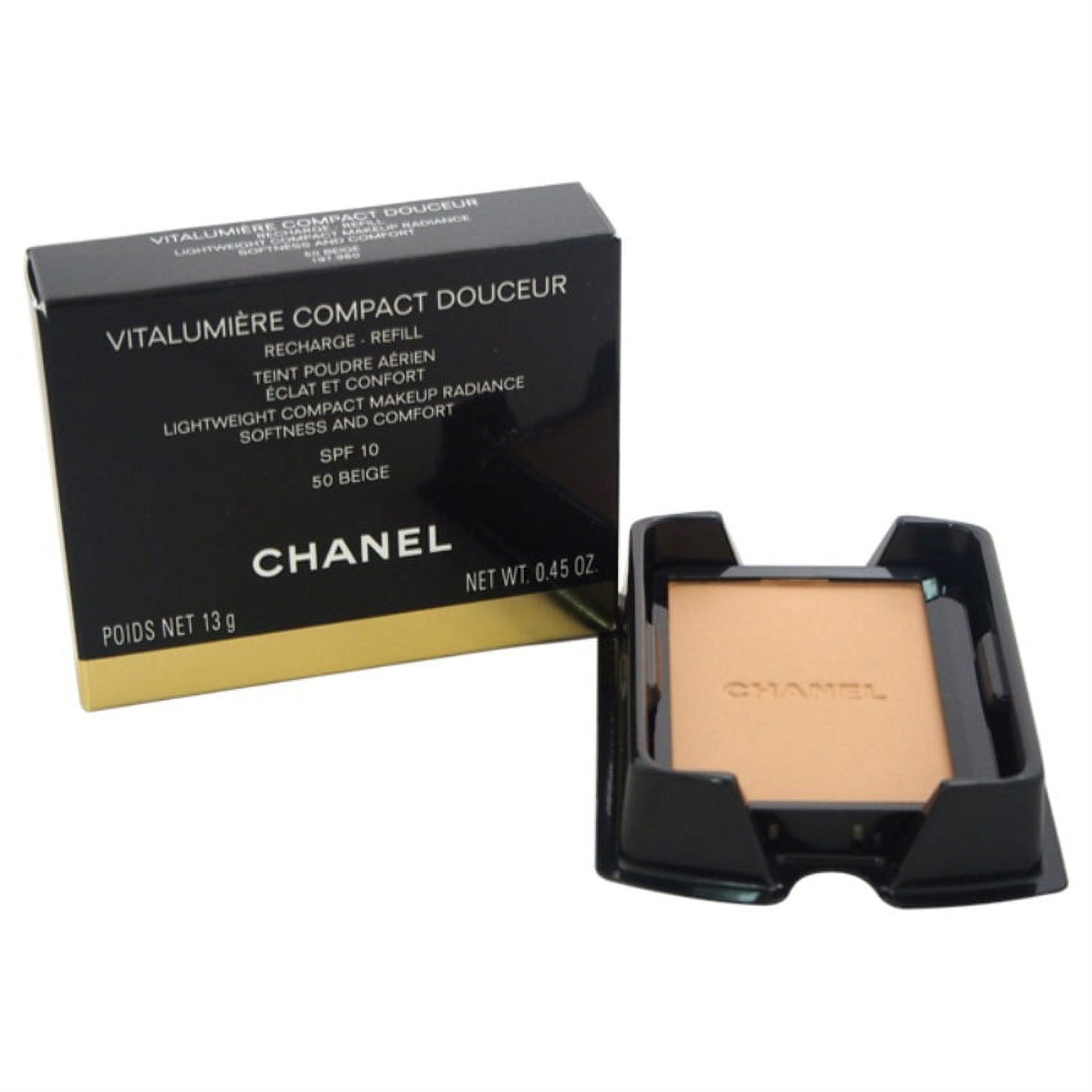 Lightweight Compact Makeup Radiance (Recharge)(Refill) SPF 10 - 50 Beige  Chanel Makeup for Women 0.45 oz
