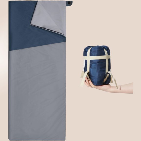 Lightweight Compact Sleeping Bag, 59/32 Envelope Ultralight Backpacking Sleeping Bag Portable, Waterproof with Compression Sack for Cold&Warm, Camping, Traveling, Hiking