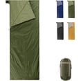 thumbnail image 1 of Lightweight Compact Sleeping Bag, Envelope Ultralight Backpacking Sleeping Bag Portable, Waterproof with Compression Sack for Cold&Warm, Camping, Traveling, Hiking, 1 of 4