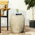 thumbnail image 1 of Lightweight Concrete Table For Patio, Bohemian Design, Ready To Use, No Assembly Hassle Outdoor Shelf, Vibe,, 1 of 6