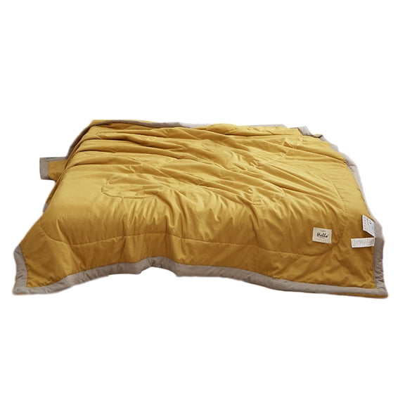 Lightweight Cooling Blanket for Hot Sleepers Quickly Cool Down, Reversible Soft Breathable Summer Comforter