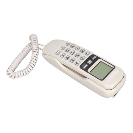 Lightweight Corded Phone, Redial Feature, LCD Display, Ideal For Seniors Kids