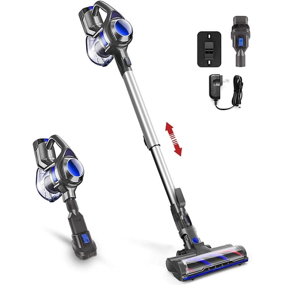 MOOSOO Cordless Vacuum with Large LED Display Screen