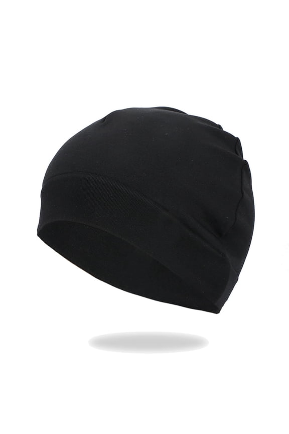 Lightweight Cotton Slouchy Beanie Breathable Thin Skull Cap for Men and Women Sleep Running Cycling Hiking Fishing Soft Headwear