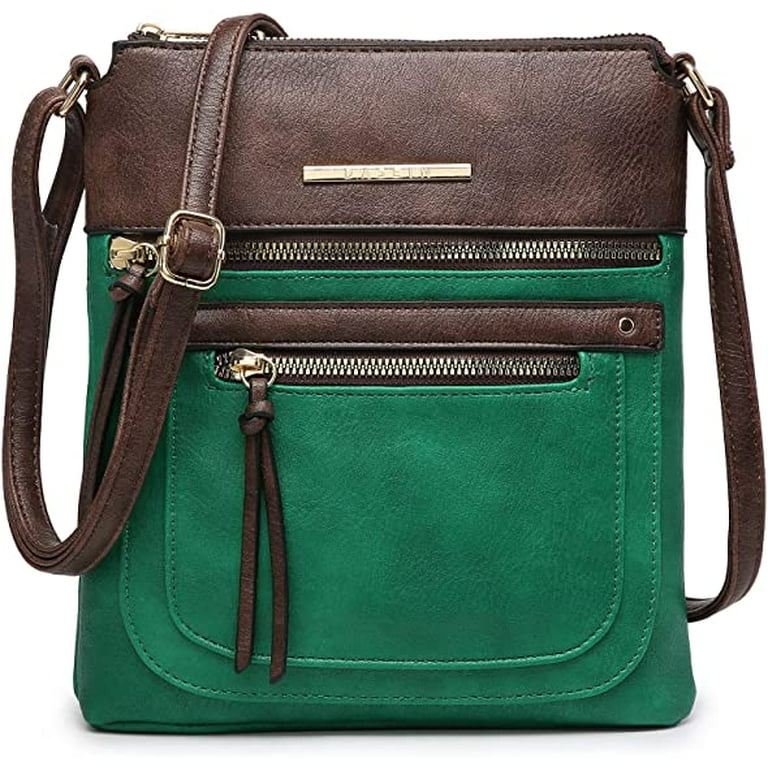 Crossbody Bags for Women Trendy Small Shoulder Bag with Wide Guitar Strap Cross Body Purses Leather Handbags Travel Purse