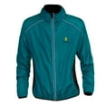 thumbnail image 1 of Lightweight Cycling Windbreaker Jacket with Reflective Details and Breathable Back for Men, Navy, Size XL, 1 Pack, 1 of 6