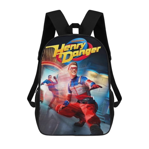Lightweight Daypack Large Capacity Henry Cartoon Danger Backpack Travel Work Back Pack 17 Inch Bookbag Laptop Bag