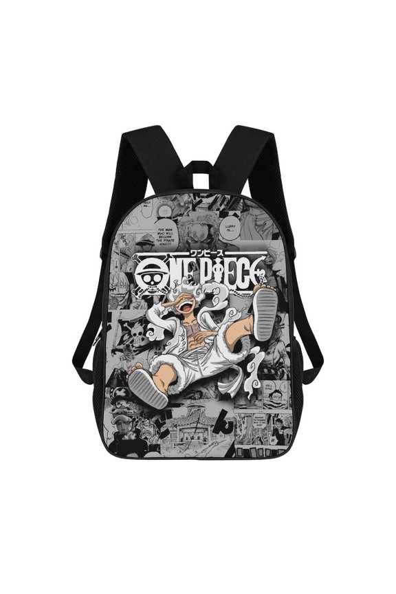 Lightweight Daypack Large Capacity One-Anime-Piece Backpack Travel Work Back Pack 17 Inch Bookbag Laptop Bag