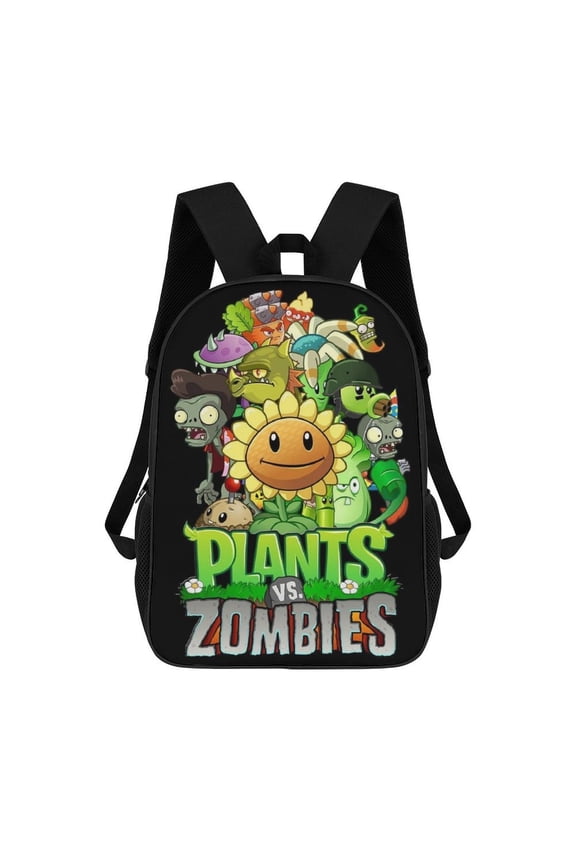 Lightweight Daypack Large Capacity Plants Vs Zombies Backpack Travel Work Back Pack 17 Inch Bookbag Laptop Bag