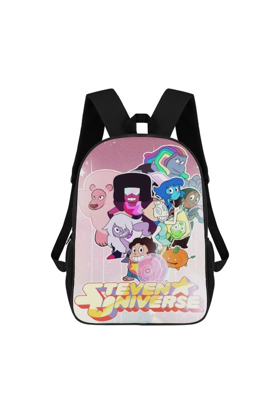 Lightweight Daypack Large Capacity Steven Cartoon Universe Backpack Travel Work Back Pack 17 Inch Bookbag Laptop Bag