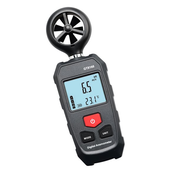 Lightweight Digital Anemometer with Easy to Read Screen & Multiple Unit Option Wind Blow Tester for Wind Measurement