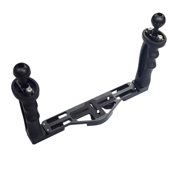 Lightweight Diving Camera Mount Tray Stabilizer with Handle Enhancing Grip and Reduced Drag Underwater