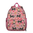 thumbnail image 1 of Lightweight Dog Lover Backpack with Funny Puppy, Paw, and Bone Pattern, Compact Small Travel Bag for Pet Enthusiasts, 1 of 6