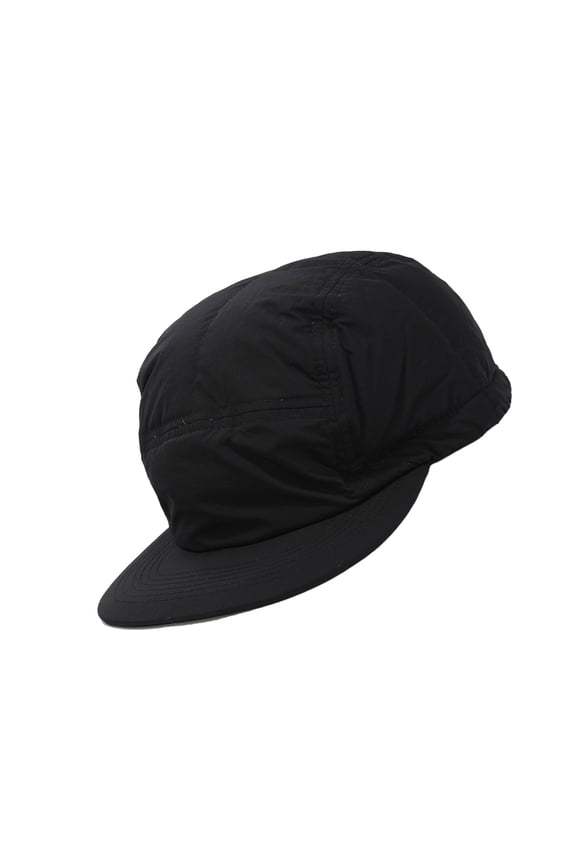 Lightweight Down Filled Flat Brim Baseball Caps For Cold Weather With Adjustable Strap for Winiter Outdoor Activity