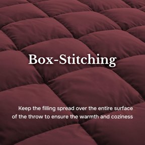Lightweight Down Throw Blanket for Couch, Red, 50"x70