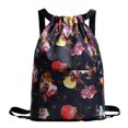 thumbnail image 1 of Lightweight Drawstring Backpack Cute Bunny Print Sack Bag Multifunctional String Foldable Large Capacity Bag With Adjustable Shoulder Straps Gym Bag Women For Sports Travel And Daily Use, 1 of 7