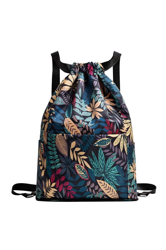 Lightweight Drawstring Backpack Cute Bunny Print Sack Bag Multifunctional String Foldable Large Capacity Bag With Adjustable Shoulder Straps Gym Bag Women For Sports Travel And Daily Use
