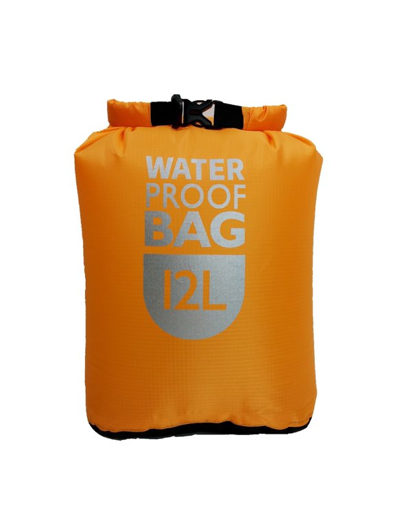 Lightweight Dry Bag 12L, Waterproof Roll Top Dry Sack for Beach, Fishing, Kayaking, Boating, Hiking, Camping, Snow Sports – Portable Gear Storage for Outdoor Adventures