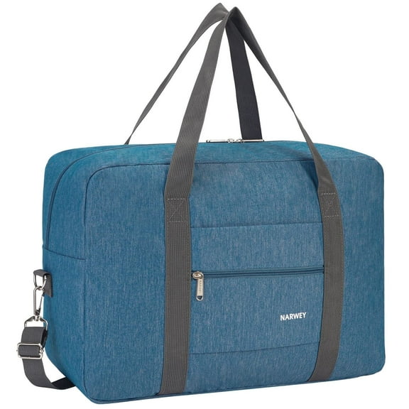 Lightweight Foldable Duffel Bags for Spirit Airlines Personal Item Bag 18x14x8 Underseat Carry on Waterproof Travel Tote Handbag with Shoulder Strap