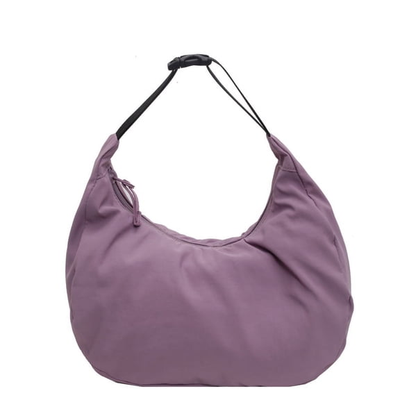 Lightweight Dumpling Bag, Fashion Solid-colored Nylon Cloth Bag, Casual Tote Bag, Single-shoulder Crossbody Bag, Japanese and Korean Version Small Cloth Bag
