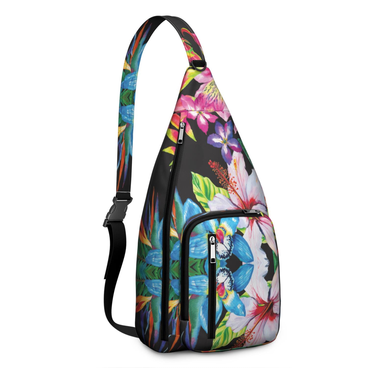 Lightweight Durable Sling Bag with Sunflower Design and Easy Access for Women