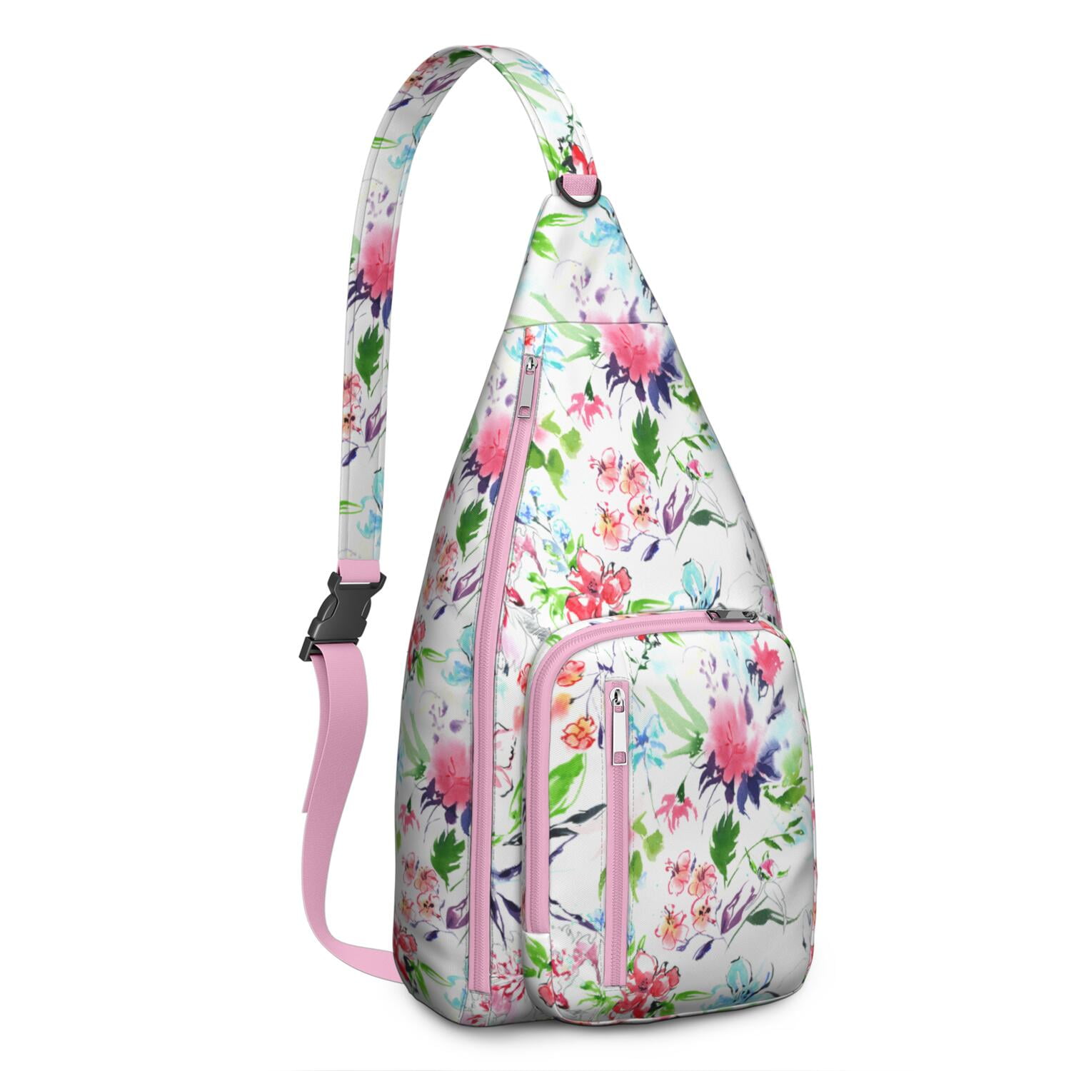 Lightweight Durable Sling Bag with Sunflower Design and Easy Access for Women